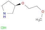 Pyrrolidine, 3-(2-methoxyethoxy)-, hydrochloride (1:1), (3R)-