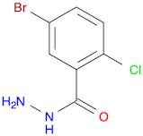 Benzoic acid, 5-bromo-2-chloro-, hydrazide