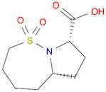 Pyrrolo[1,2-b][1,2]thiazepine-8-carboxylic acid, octahydro-, 1,1-dioxide, (5aS,8S)-