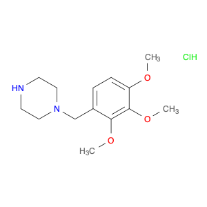 Piperazine, 1-[(2,3,4-trimethoxyphenyl)methyl]-, hydrochloride (1:2)