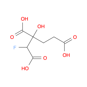 1,2,4-Butanetricarboxylic acid, 1-fluoro-2-hydroxy-