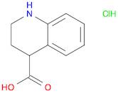 4-Quinolinecarboxylic acid, 1,2,3,4-tetrahydro-, hydrochloride (1:1)