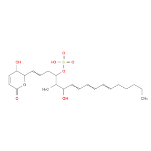 2H-Pyran-2-one, 5,6-dihydro-5-hydroxy-6-[(1E,4S,5S,6S,7Z,9Z,11E)-6-hydroxy-5-methyl-4-(phosphonoox…