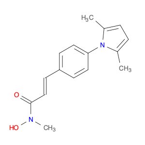 2-Propenamide, 3-[4-(2,5-dimethyl-1H-pyrrol-1-yl)phenyl]-N-hydroxy-N-methyl-, (2E)-