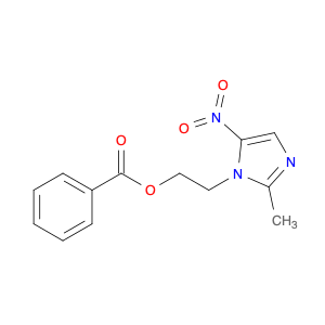 1H-Imidazole-1-ethanol, 2-methyl-5-nitro-, 1-benzoate