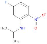 Benzenamine, 5-fluoro-N-(1-methylethyl)-2-nitro-