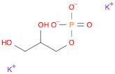 1,2,3-Propanetriol, mono(dihydrogen phosphate), potassium salt (1:2)