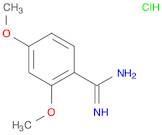 Benzenecarboximidamide, 2,4-dimethoxy-, hydrochloride (1:1)