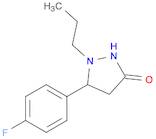 3-Pyrazolidinone, 5-(4-fluorophenyl)-1-propyl-