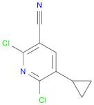 3-Pyridinecarbonitrile, 2,6-dichloro-5-cyclopropyl-