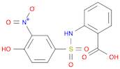 Benzoic acid, 2-[[(4-hydroxy-3-nitrophenyl)sulfonyl]amino]-