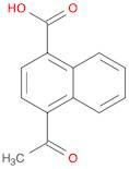 1-Naphthalenecarboxylic acid, 4-acetyl-