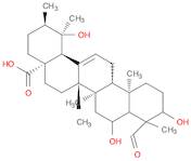 Urs-12-en-28-oic acid, 3,6,19-trihydroxy-23-oxo-, (3β,4α,6β)-