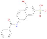 2-Naphthalenesulfonic acid, 7-(benzoylamino)-4-hydroxy-