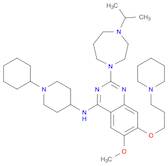 4-Quinazolinamine, N-(1-cyclohexyl-4-piperidinyl)-2-[hexahydro-4-(1-methylethyl)-1H-1,4-diazepin...