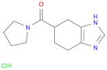 Methanone, 1-pyrrolidinyl(4,5,6,7-tetrahydro-1H-benzimidazol-6-yl)-, hydrochloride (1:1)