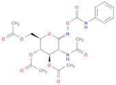 D-Gluconimidic acid, 2-(acetylamino)-2-deoxy-N-[[(phenylamino)carbonyl]oxy]-, δ-lactone, 3,4,6-t...