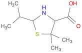 4-Thiazolidinecarboxylic acid, 5,5-dimethyl-2-(1-methylethyl)-