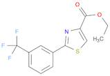 4-Thiazolecarboxylic acid, 2-[3-(trifluoromethyl)phenyl]-, ethyl ester