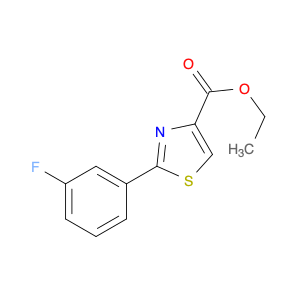 4-Thiazolecarboxylic acid, 2-(3-fluorophenyl)-, ethyl ester