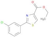 4-Thiazolecarboxylic acid, 2-(3-chlorophenyl)-, ethyl ester