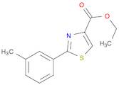 4-Thiazolecarboxylic acid, 2-(3-methylphenyl)-, ethyl ester