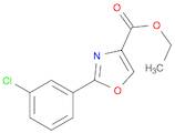 4-Oxazolecarboxylic acid, 2-(3-chlorophenyl)-, ethyl ester