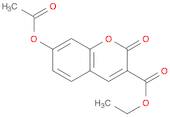 2H-1-Benzopyran-3-carboxylic acid, 7-(acetyloxy)-2-oxo-, ethyl ester