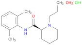 2-Piperidinecarboxamide, N-(2,6-dimethylphenyl)-1-propyl-, hydrochloride, hydrate (1:1:1), (2S)-