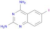 2,4-Quinazolinediamine, 6-iodo-