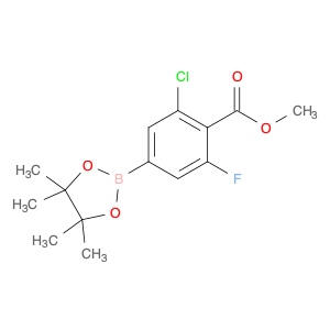 Benzoic acid, 2-chloro-6-fluoro-4-(4,4,5,5-tetramethyl-1,3,2-dioxaborolan-2-yl)-, methyl ester