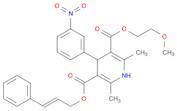 3,5-Pyridinedicarboxylic acid, 1,4-dihydro-2,6-dimethyl-4-(3-nitrophenyl)-, 3-(2-methoxyethyl) 5...