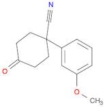 Cyclohexanecarbonitrile, 1-(3-methoxyphenyl)-4-oxo-