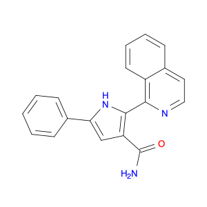 1H-Pyrrole-3-carboxamide, 2-(1-isoquinolinyl)-5-phenyl-