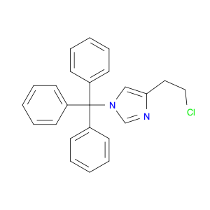 1H-Imidazole, 4-(2-chloroethyl)-1-(triphenylmethyl)-