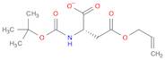 L-Aspartic acid, N-[(1,1-dimethylethoxy)carbonyl]-, 4-(2-propen-1-yl) ester