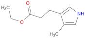 1H-Pyrrole-3-propanoic acid, 4-methyl-, ethyl ester