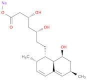 1-Naphthaleneheptanoic acid, 1,2,6,7,8,8a-hexahydro-β,δ,8-trihydroxy-2,6-dimethyl-, sodium salt (1…