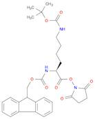 L-Lysine, N6-[(1,1-dimethylethoxy)carbonyl]-N2-[(9H-fluoren-9-ylmethoxy)carbonyl]-, 2,5-dioxo-1-...