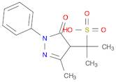 1H-Pyrazole-4-methanesulfonic acid, 4,5-dihydro-α,α,3-trimethyl-5-oxo-1-phenyl-