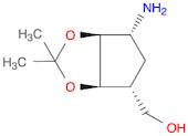 4H-Cyclopenta-1,3-dioxole-4-methanol, 6-aminotetrahydro-2,2-dimethyl-, (3aR,4R,6R,6aS)-