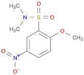 Benzenesulfonamide, 2-methoxy-N,N-dimethyl-5-nitro-