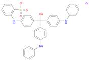 Benzenesulfonic acid, [[4-[hydroxybis[4-(phenylamino)phenyl]methyl]phenyl]amino]-, monosodium sa...