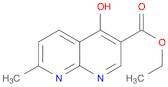 1,8-Naphthyridine-3-carboxylic acid, 4-hydroxy-7-methyl-, ethyl ester