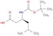 Hexanoic acid, 3-[[(1,1-dimethylethoxy)carbonyl]amino]-5-methyl-, (3S)-