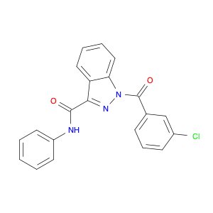 1-(3-Chlorobenzoyl)-N-phenyl-1H-indazole-3-carboxamide