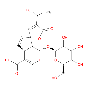 Spiro[cyclopenta[c]pyran-7(1H),2'(5'H)-furan]-4-carboxylic acid, 1-(β-D-glucopyranosyloxy)-4a,7a-d…