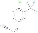 2-Propenenitrile, 3-[4-chloro-3-(trifluoromethyl)phenyl]-, (Z)- (9CI)