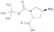 1,2-Pyrrolidinedicarboxylic acid, 4-amino-, 1-(1,1-dimethylethyl) ester, (2R,4S)-