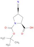 1,2-Pyrrolidinedicarboxylic acid, 4-cyano-, 1-(1,1-dimethylethyl) ester, (2S,4S)-